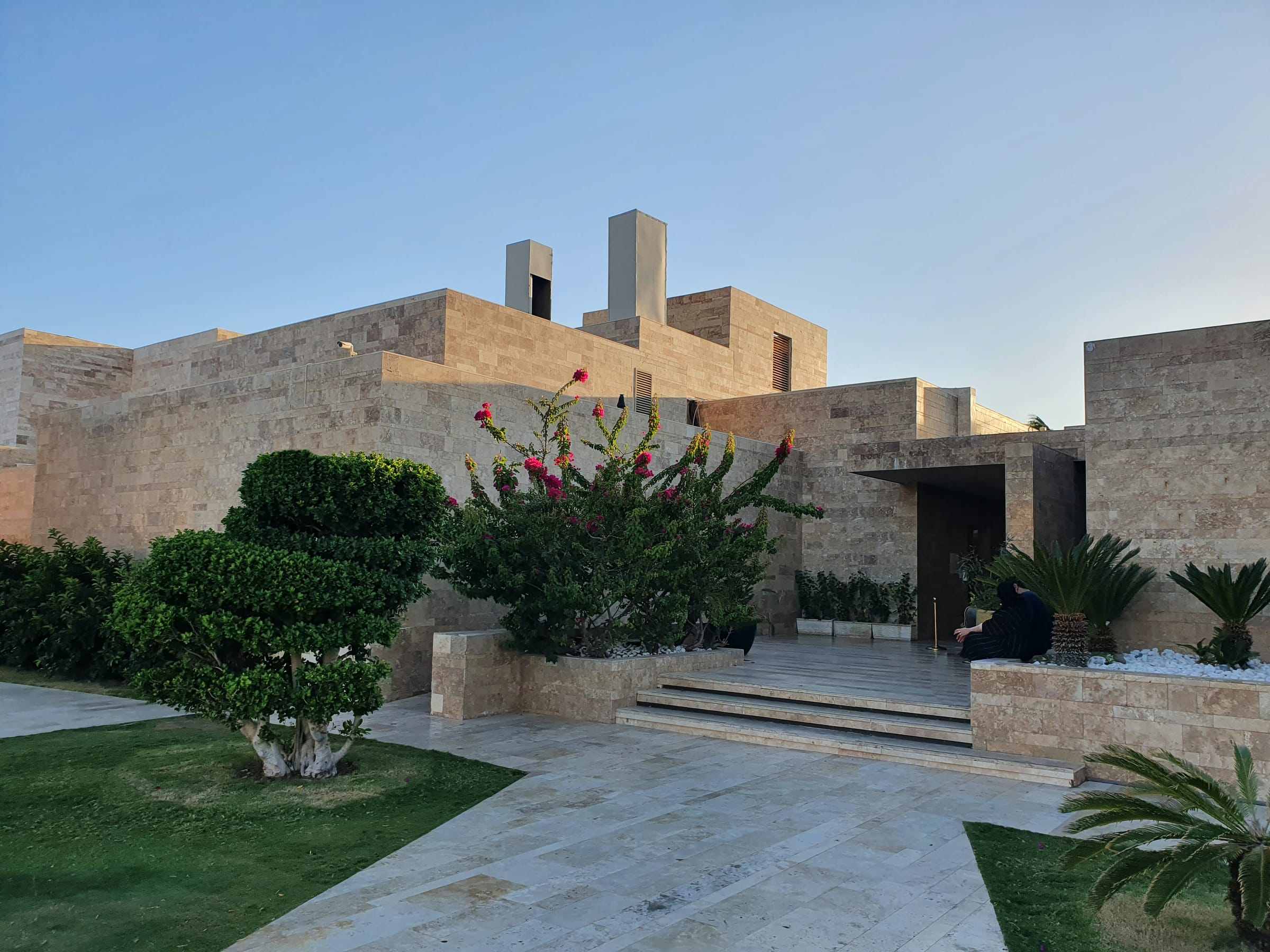 A stone-built house with a garden in Bodrum